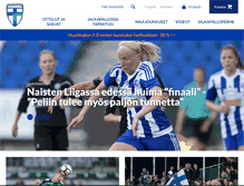 Tablet Screenshot of palloliitto.fi