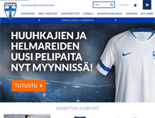 Tablet Screenshot of kauppa.palloliitto.fi